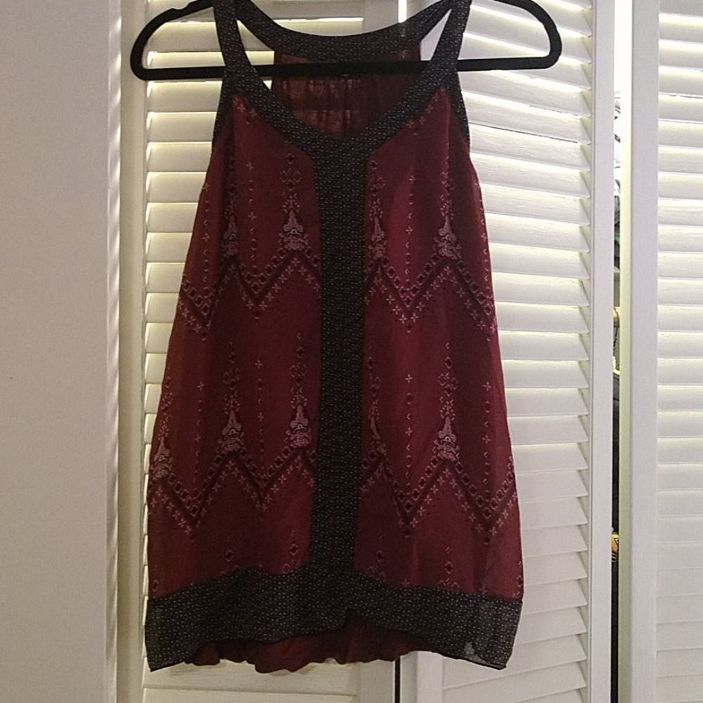 Bandana style print tank